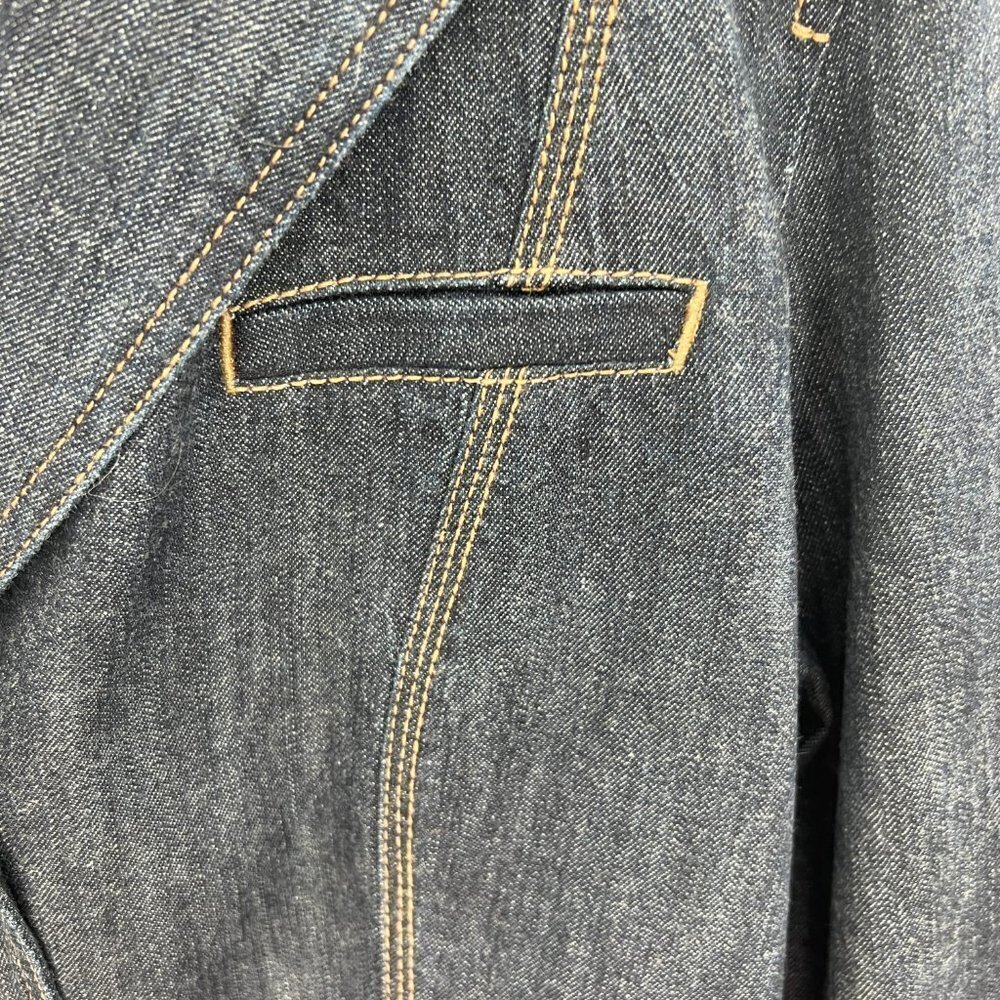 Loft Blue Jean Jacket Size 6 - Picture 3 of 10
